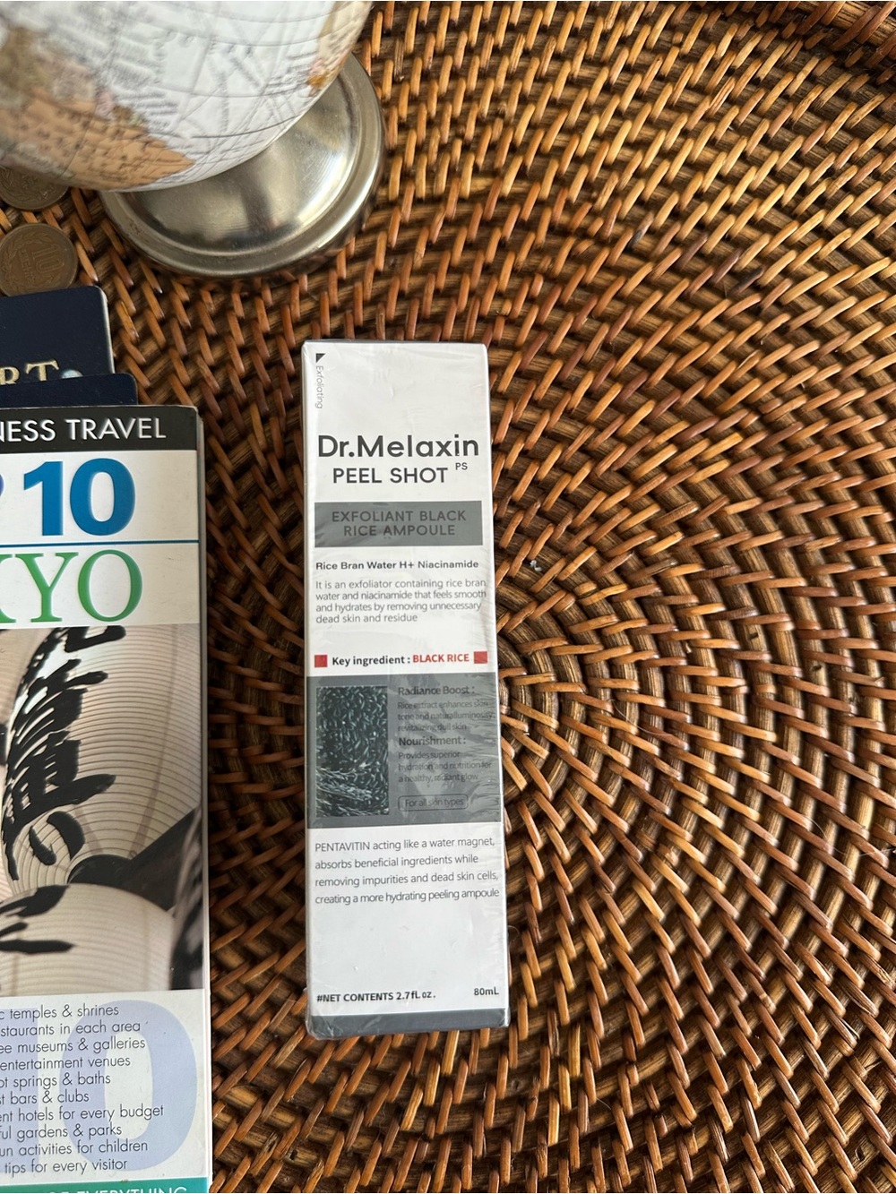 Dr. Melaxin Peel Shot Exfoliant Black Rice Ampoule Sealed New in Box